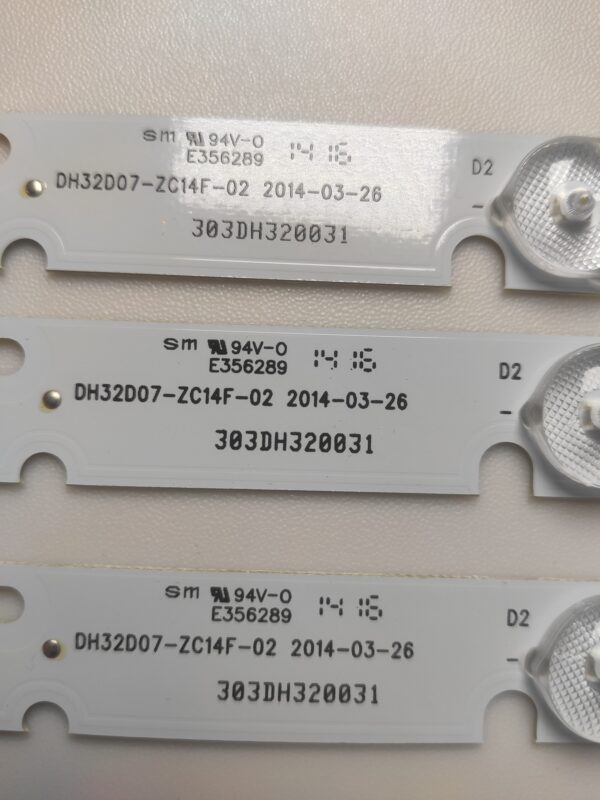 3 BARRE LED  140424B1 DH32D07-ZC14F-02 303DH320031 NUOVE ORIGINALE - immagine 2