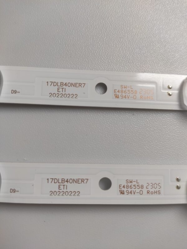 2 KIT BARRE LED 17DLB40NER7 ETI 20220222 30113789 TIPO A NUOVE ORIGINALE - immagine 2