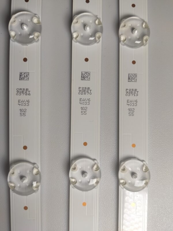3 KIT BARRE LED 55SK85-8 LED-180521 EAV64033 10255 NUOVE ORIGINALE - immagine 2