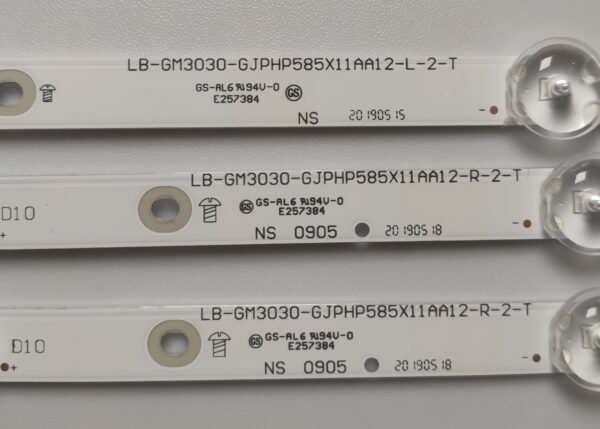 3 KIT BARRE LED 58AA92-L 58AA92-R LB-GM3030-GJPHP585X11AA12-L-2-T NUOVE ORIGINALE - immagine 2