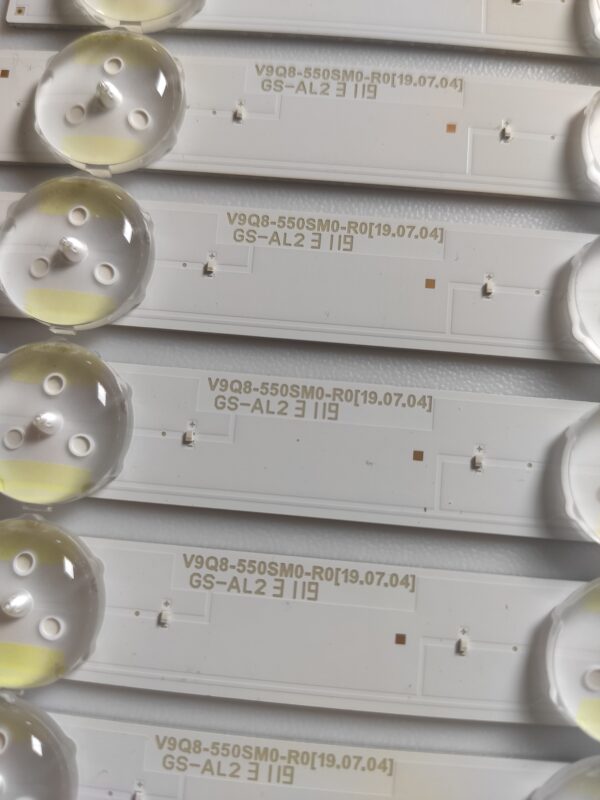 10 KIT BARRE LED 48131A L580 V9Q8-550SM0-R0 NUOVE ORIGINALE - immagine 3