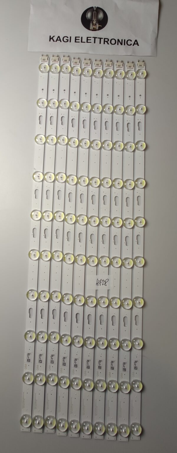 10 KIT BARRE LED 48131A L580 V9Q8-550SM0-R0 NUOVE ORIGINALE