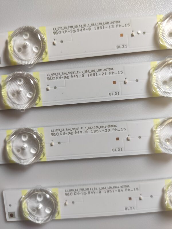 4 KIT BARRE LED Q70 48093A L1_Q70_E5_FAM_S2(5)_R1.1_S8J_100_LM41-00709A NUOVE ORIGINALE - immagine 2
