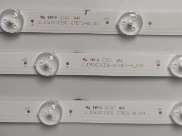 3 KIT BARRE LED JL.D500C1330-078FS-M_V01 NUOVE ORIGINALE - immagine 3