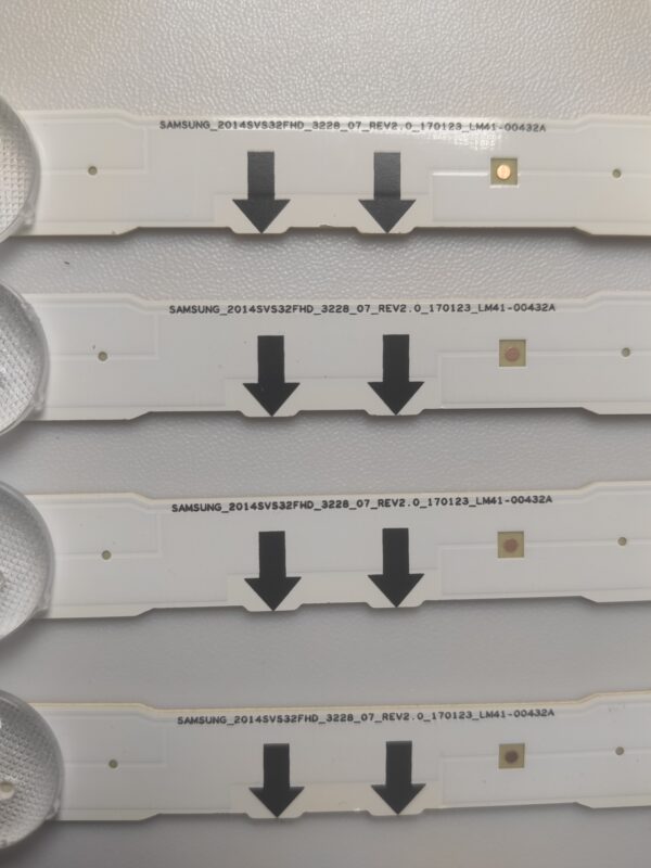 4KIT BARRE LED SAMSUNG_2014SVS32FHD_3228_07_REV2.0_170123_LM41-00432A 38888B NUOVE ORIGINALE - immagine 2
