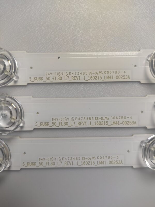 3 KIT BARRE LED 39657A S_KU6K_50_FL30_L7_REV1.1_160215_LM41-00253A NUOVE ORIGINALE - immagine 3