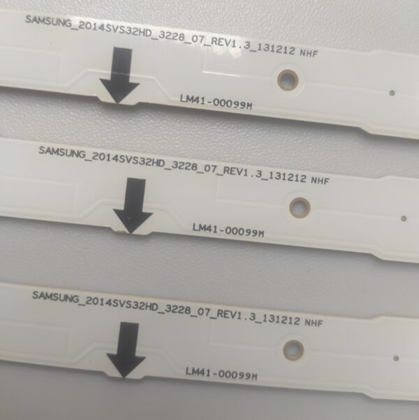 3 KIT BARRE LED 30446A  SAMSUNG_2014SVS32HD_3228_07_REV1.3_131212 NHF LM41-00099M NUOVE ORIGINALE - immagine 3