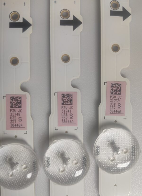 3 KIT BARRE LED 30446A  SAMSUNG_2014SVS32HD_3228_07_REV1.3_131212 NHF LM41-00099M NUOVE ORIGINALE - immagine 2