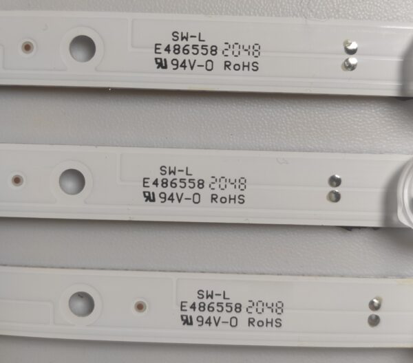 3 KIT BARRE LED TIPO  A 17DLB43VER13-A 20200226 / TIPO B 17DLB43VER13-B ETI 20200226 SW-L E486558 NUOVE ORIGINALE - immagine 4