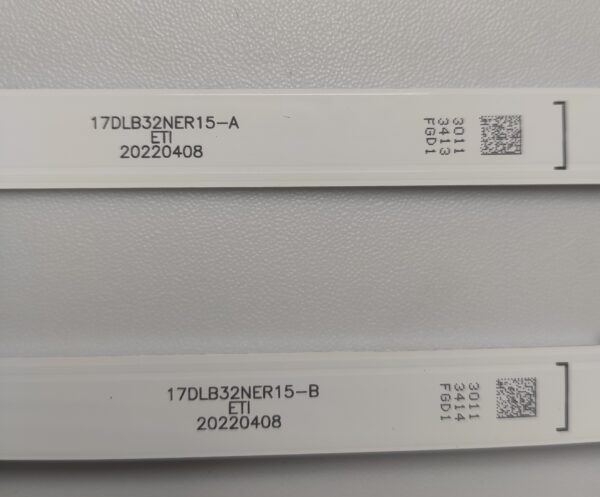 2 KIT BARRE LED TIPO A  E511747 AL01 17DLB32NER15-A ETI 20220408/ TIPO B JC E511747 AL01 17DLB32NER15-B ETI 20220408  NUOVE ORIGINALE - immagine 3