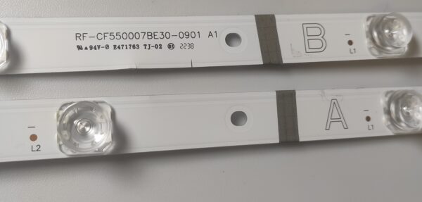 2 KIT BARRE LED 3010 7352 CXBA / 3010 7351 CXBA TIPO B RF-CF550007BE30-0901 A1 TIPO A RF-CF550007AE30-1001 A1 NUOVE ORIGINALE - immagine 4