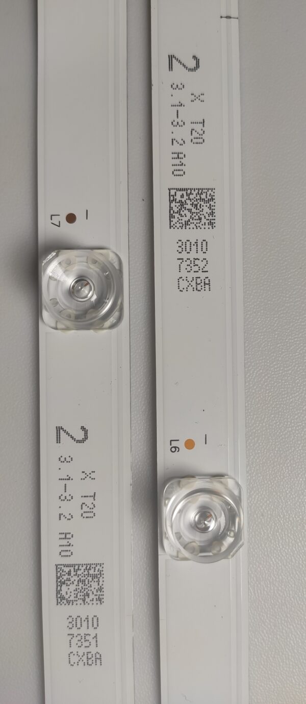 2 KIT BARRE LED 3010 7352 CXBA / 3010 7351 CXBA TIPO B RF-CF550007BE30-0901 A1 TIPO A RF-CF550007AE30-1001 A1 NUOVE ORIGINALE - immagine 2