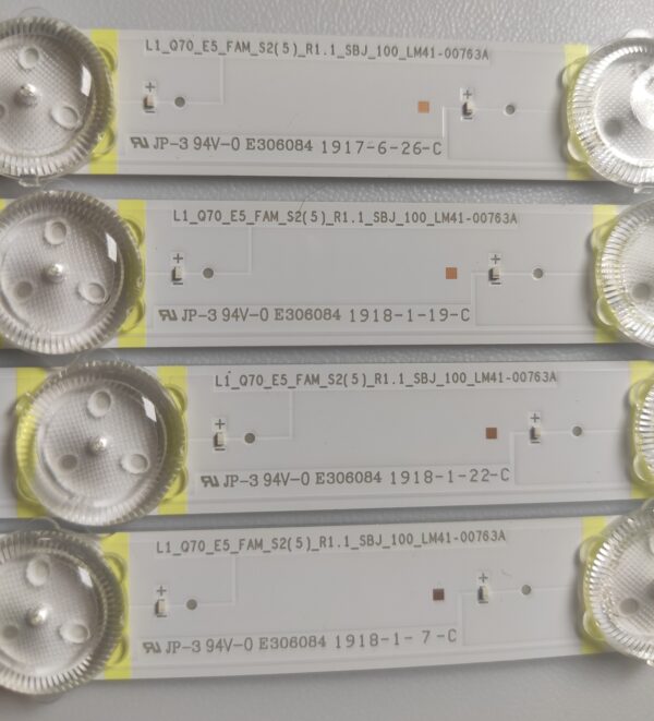 4 KIT BARRE LED Q70 48093A L1_Q70_E5_FAM_S2(5)_R1.1_SBJ_100_LM41-00763A NUOVE ORIGINALE - immagine 3