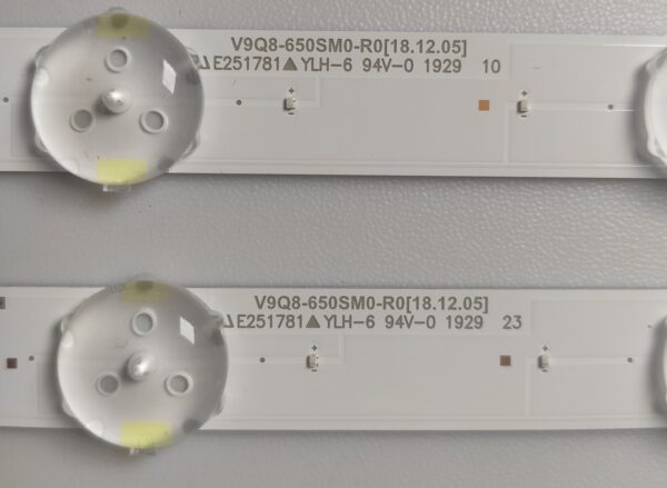 2 KIT BARRE LED Q80 48089A L JDH V9Q8-650SM0-R0 NUOVE ORIGINALE - immagine 2