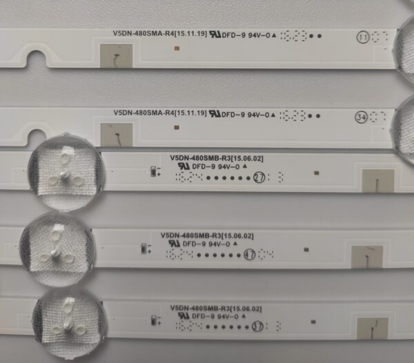 7 KIT BARRE LED VSDN-480SMA-R4 / VSDN-480SMB-R3  NUOVE ORIGINALE - immagine 3