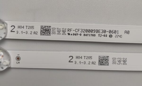 2 KIT BARRE LED 3010 5463 D4B2 RF-CF320009AE30-0601 A0 / RF-CF320009BE30-0601 A0 NUOVE ORIGINALE - immagine 2