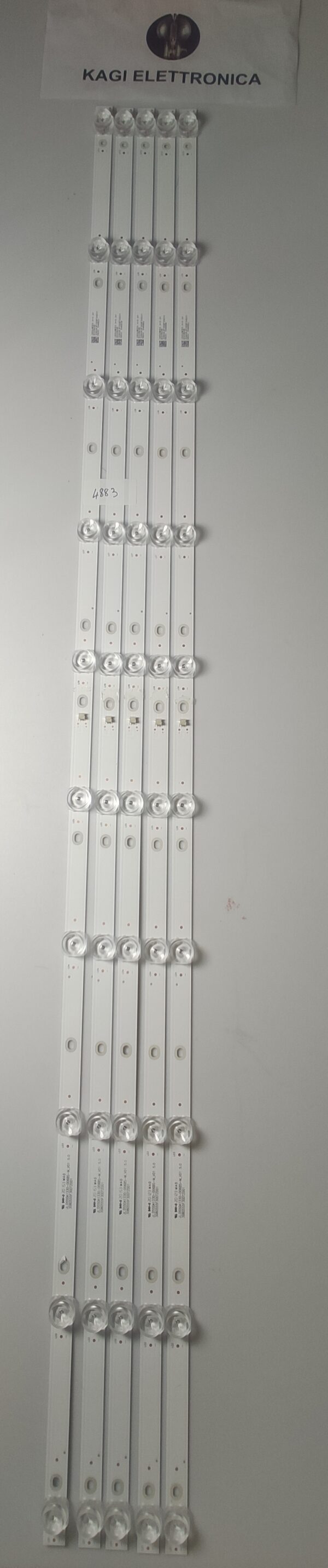 5 KIT BARRE LED JL.D550A1330-006BS-M_V01 5.0 3080555F30DTZ001 NUOVA ORIGINALE