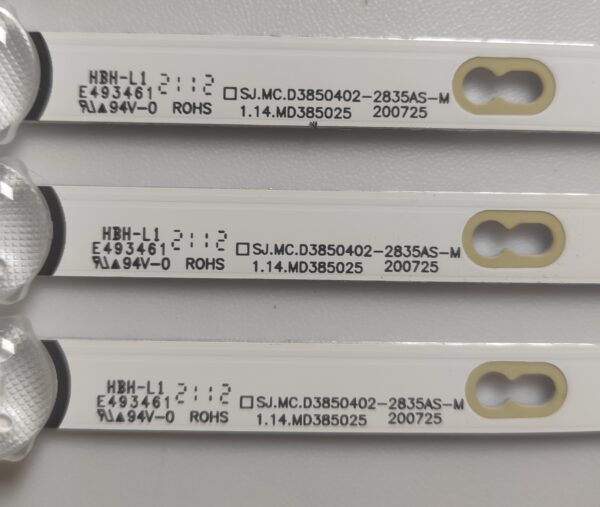 3 KIT BARRE LED SJ.MC.D3850402-2835AS-M 1.14.MD385025 NUOVE ORIGINALE - immagine 3