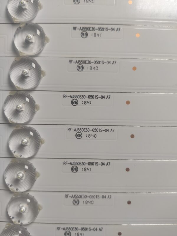 10 KIT BARRE LED RF-AJ550E30-0501S-04 A7 185H05D20008B0120 NUOVE ORIGINALE - immagine 2