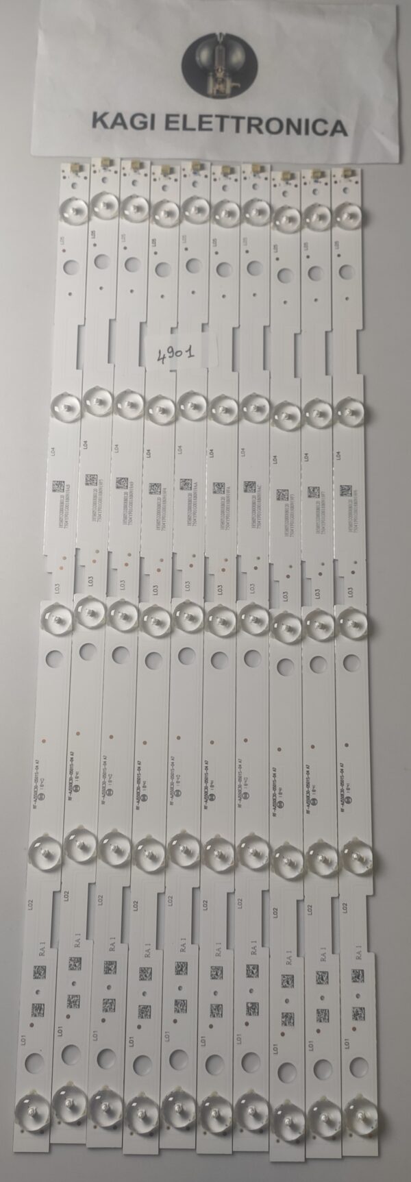 10 KIT BARRE LED RF-AJ550E30-0501S-04 A7 185H05D20008B0120 NUOVE ORIGINALE