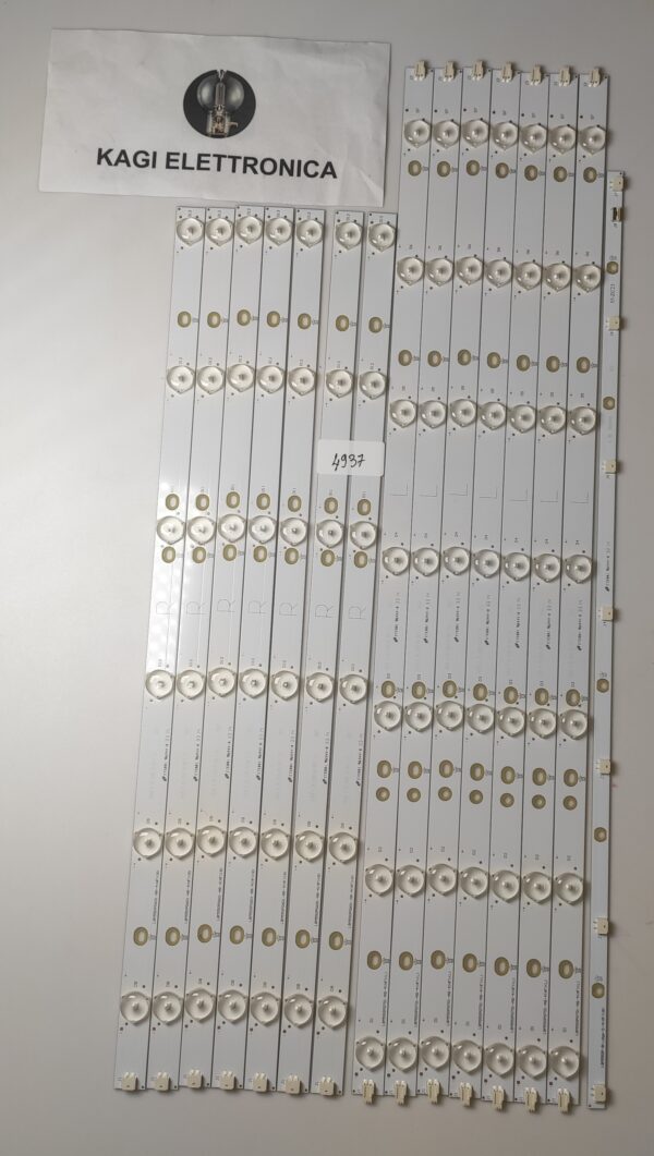 15 KIT BARRE LED  LBM550P0601-AR-4(HF)(R) /  LBM550P0701-AQ-4(HF)(L) NUOVE ORIGINALE