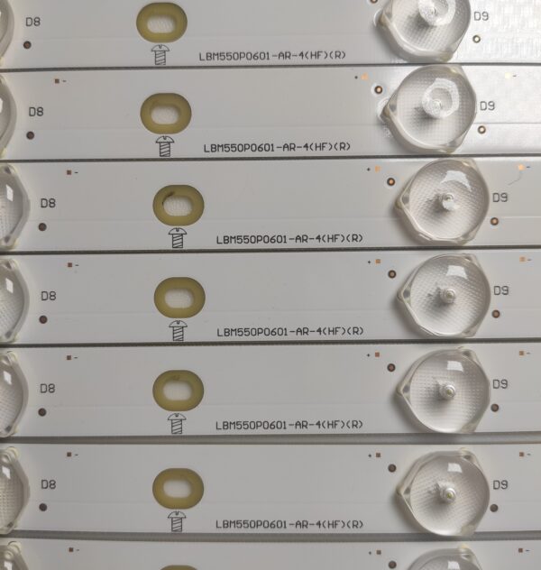 15 KIT BARRE LED  LBM550P0601-AR-4(HF)(R) /  LBM550P0701-AQ-4(HF)(L) NUOVE ORIGINALE - immagine 3