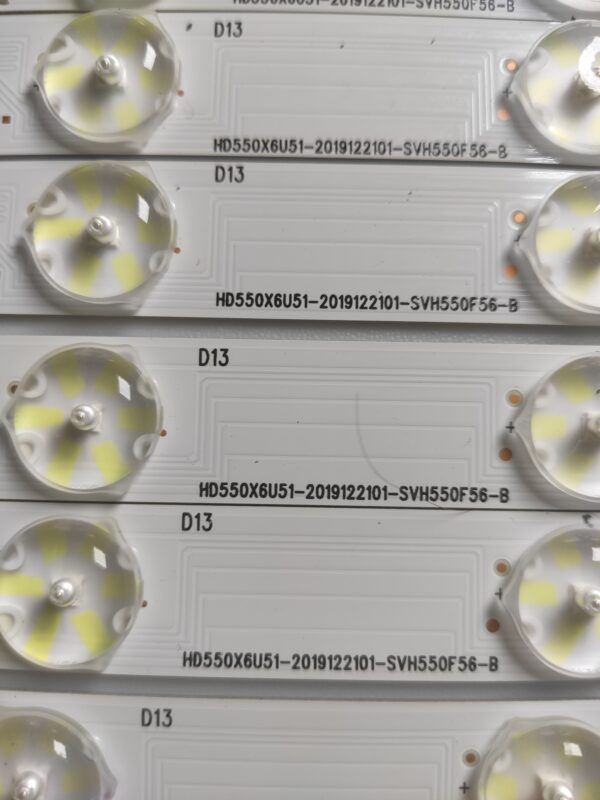 24 KIT BARRE LED CRH-BX550X6U513030T12229CL-A-REV1.8 HD550X6U51-2019122101-SVH550F56-A HD550X6U51-2019122101-SVH550F56-B NUOVE ORIGINALE - immagine 3