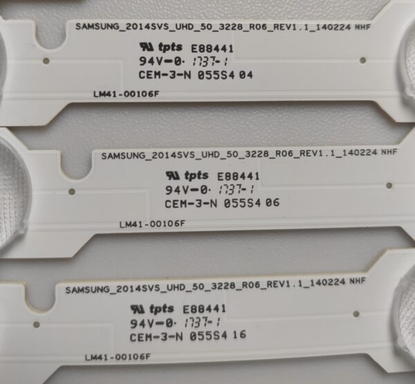 6 KIT BARRE LED 32179A LM41-00106F  NUOVE ORIGINALE - immagine 3