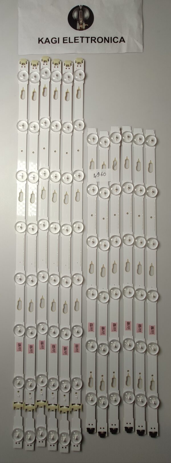 12 KIT BARRE LED PER SAMSUNG 40100A   V5DU-550DCB-R1/ 40099A V5DU-550DCA-R1 MOD CY-GQM055HQEV1H  NUOVE ORIGINALE