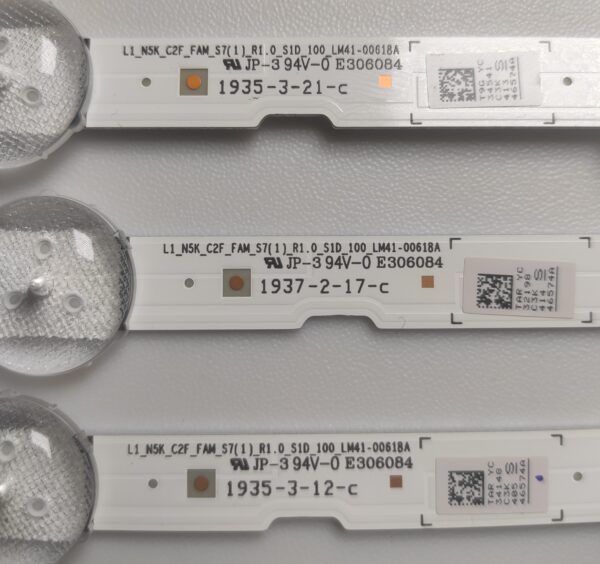 3 KIT BARRE LED 46574A L1_N5K_C2F_FAM_S7(1)_R1.0_S1D_100_LM41-00618A NUOVE ORIGINALE - immagine 3