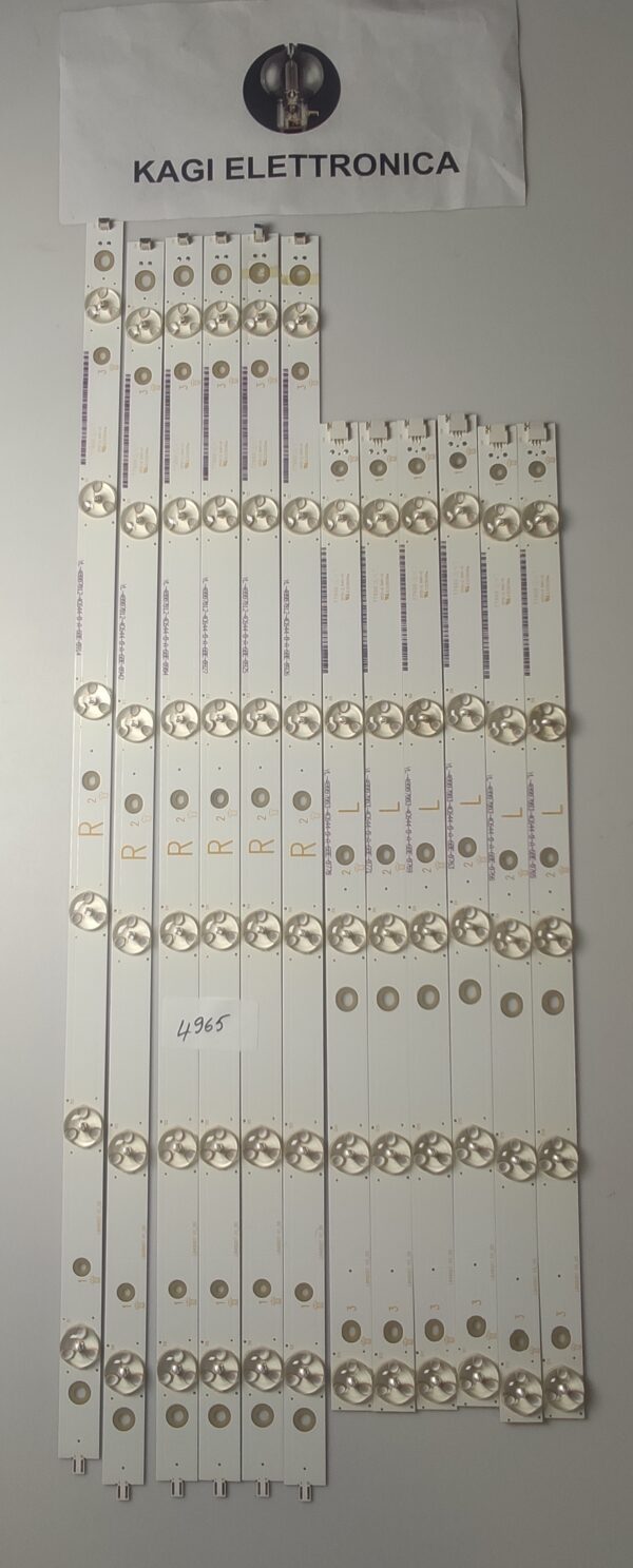 12 KIT BARRE LED LB48007 V_00 TYPO R E L NUOVE ORIGINALE