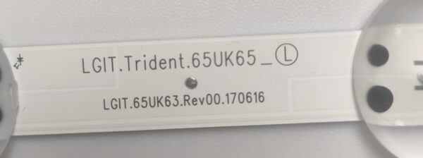1 BARRA LED LGIT.TRIDENT.65UK65_L  LGIT.65UK63.REV00.170616 NUOVA ORIGINALE - immagine 2