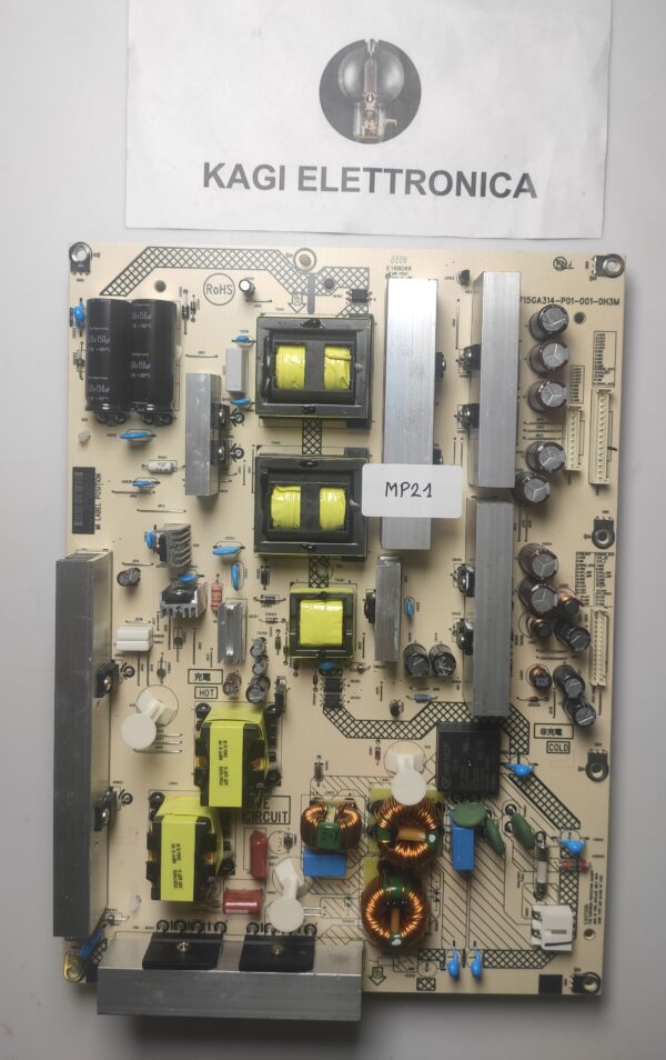 Scheda Alimentazione Monitor per Philips 715GA314-P01-001-0H3M mod 49BDL2105X nuova originale