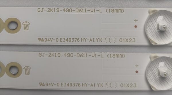 12 Kit barre led GJ-2K19-490-D611-V1-R / GJ-2K19-490-D611-V1-L  nuove originale - immagine 3
