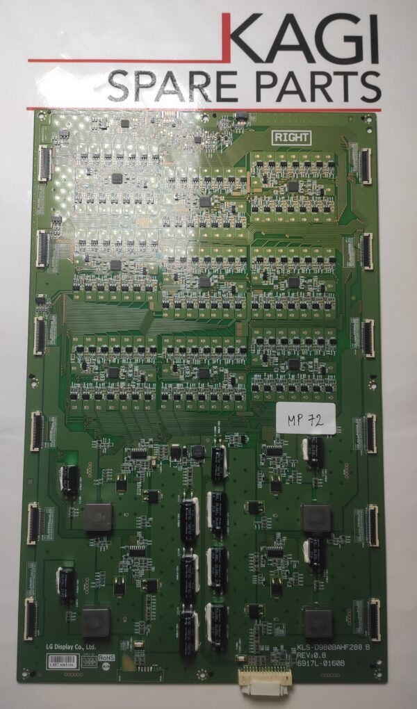 SCHEDA LED DRIVER  monitor per philips RIGHT  KLS-D980BAHF288 B REV:0.8 6917L-0160B mod 98BDL4150D  nuova originale